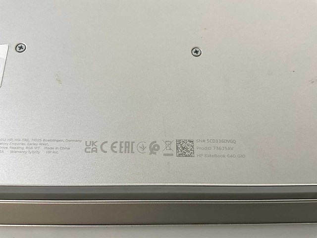Hp elitebook 640 g10 14”, core(tm) i5 13th gen, 32 gb ram, 256 gb nvme laptop - afbeelding 7 van  7