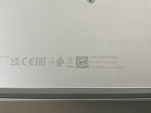 Hp elitebook 640 g10 14”, core(tm) i5 13th gen, 32 gb ram, 256 gb nvme laptop - afbeelding 7 van  7