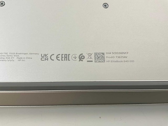 Hp elitebook 640 g10 14”, core(tm) i5 13th gen, 32 gb ram, 256 gb nvme laptop - afbeelding 7 van  7