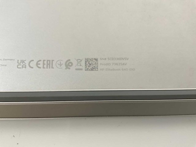 Hp elitebook 640 g10 14”, core(tm) i5 13th gen, 32 gb ram, 256 gb nvme laptop - afbeelding 7 van  7
