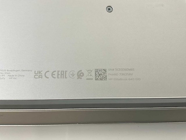 Hp elitebook 640 g10 14”, core(tm) i5 13th gen, 32 gb ram, 256 gb nvme laptop - afbeelding 7 van  7
