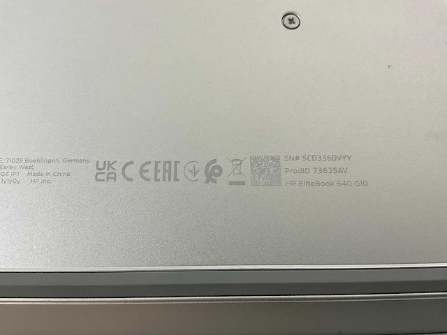 Hp elitebook 640 g10 14”, core(tm) i5 13th gen, 32 gb ram, 256 gb nvme laptop - afbeelding 7 van  7