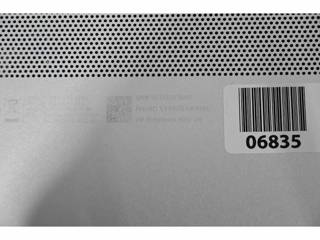 Hp elitebook 650 g9 laptop - afbeelding 4 van  4