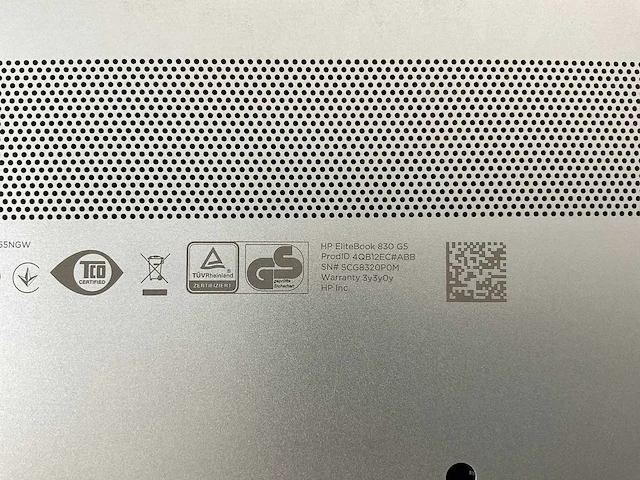 Hp elitebook 830 g5 13.2”, core(tm) i5 8th gen, 16 gb ram, 256 gb nvme laptop - afbeelding 7 van  7