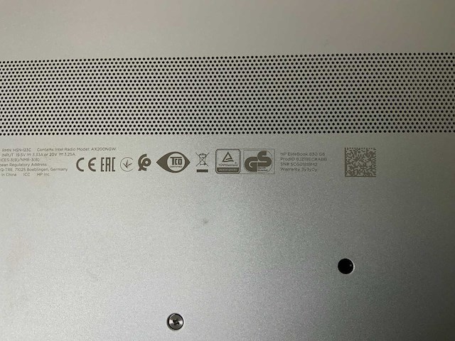 Hp elitebook 830 g6 13.3”, core(tm) i7 8th gen, 16 gb ram, 512 gb nvme laptop - afbeelding 7 van  7