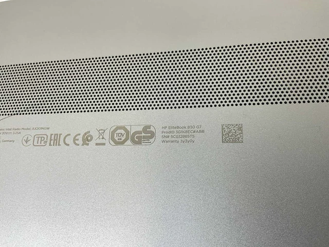 Hp elitebook 830 g7 13.3”, core(tm) i7 10th gen, 16 gb ram, 512 gb nvme laptop - afbeelding 7 van  7
