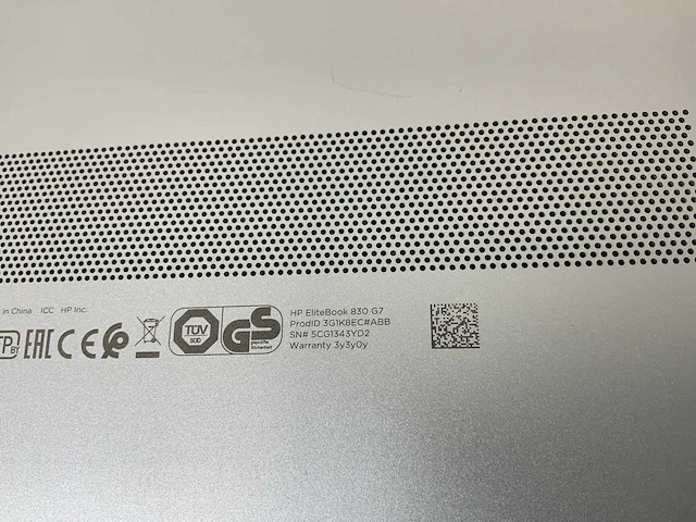 Hp elitebook 830 g7 13.3”, core(tm) i7 10th gen, 16 gb ram, 512 gb nvme laptop - afbeelding 7 van  7