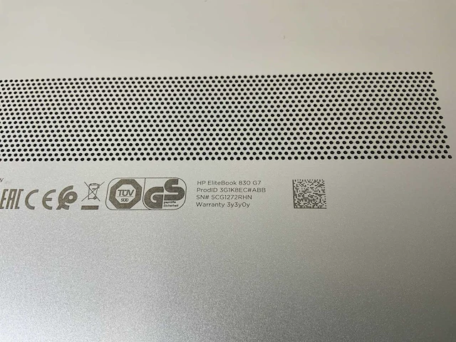 Hp elitebook 830 g7 13.3”, core(tm) i7 10th gen, 16 gb ram, 512 gb nvme laptop - afbeelding 7 van  7