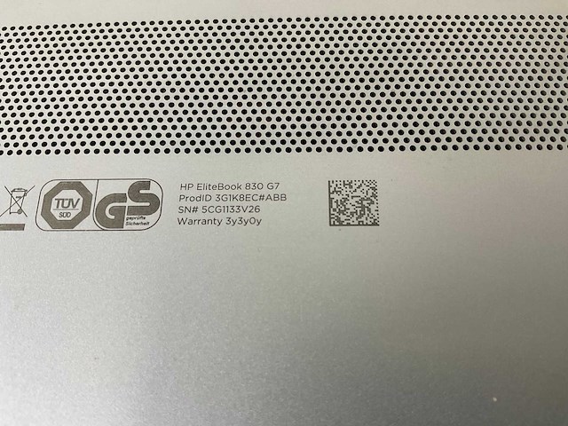 Hp elitebook 830 g7 13.3, core(tm) i7 10th gen, 16 gb ram, 512 gb nvme laptop - afbeelding 7 van  7