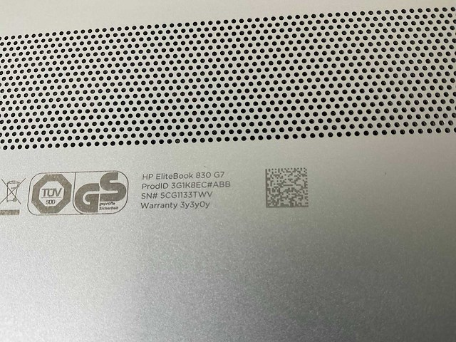 Hp elitebook 830 g7 13.3, core(tm) i7 10th gen, 16 gb ram, 512 gb nvme laptop - afbeelding 7 van  7