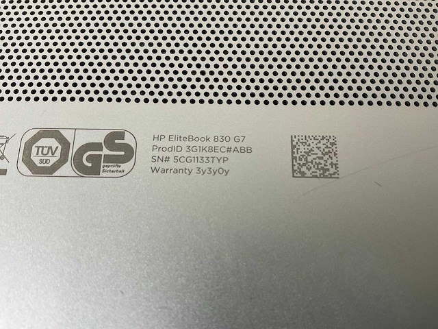 Hp elitebook 830 g7 13.3, core(tm) i7 10th gen, 16 gb ram, 512 gb nvme laptop - afbeelding 7 van  7