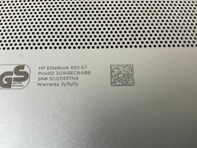 Hp elitebook 830 g7 13.3, core(tm) i7 10th gen, 16 gb ram, 512 gb nvme laptop - afbeelding 7 van  7