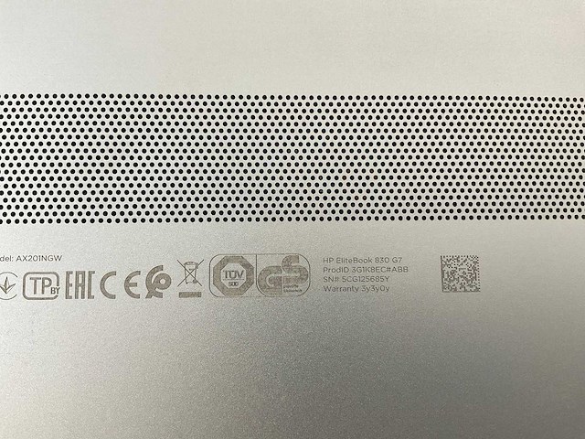 Hp elitebook 830 g7 13,3”, core(tm) i7 10th gen, 16 gb ram, 512 gb nvme laptop - afbeelding 7 van  7