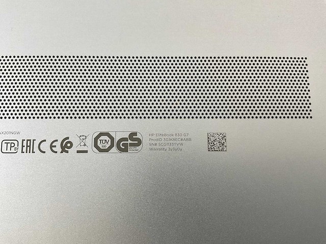 Hp elitebook 830 g7 13,3”, core(tm) i7 10th gen, 16 gb ram, 512 gb nvme laptop - afbeelding 8 van  8