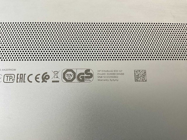 Hp elitebook 830 g7 13,3”, core(tm) i7 10th gen, 16 gb ram, 512 gb nvme laptop - afbeelding 7 van  7