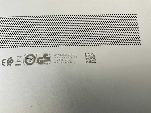 Hp elitebook 830 g7 13,3”, core(tm) i7 10th gen, 16 gb ram, 512 gb nvme laptop - afbeelding 7 van  8