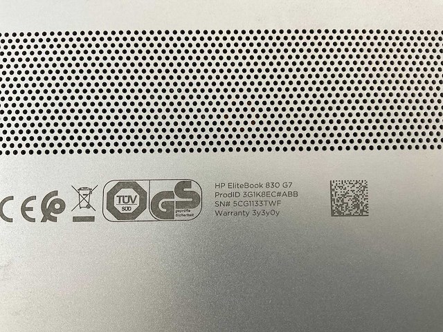 Hp elitebook 830 g7 13,3”, core(tm) i7 10th gen, 16 gb ram, 512 gb nvme laptop - afbeelding 7 van  7