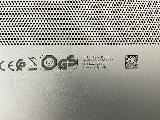 Hp elitebook 830 g7 13,3”, core(tm) i7 10th gen, 16 gb ram, 512 gb nvme laptop - afbeelding 7 van  7