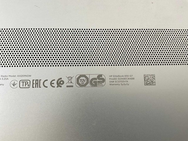 Hp elitebook 830 g7 13,3”, core(tm) i7 10th gen, 16 gb ram, 512 gb nvme laptop - afbeelding 7 van  8