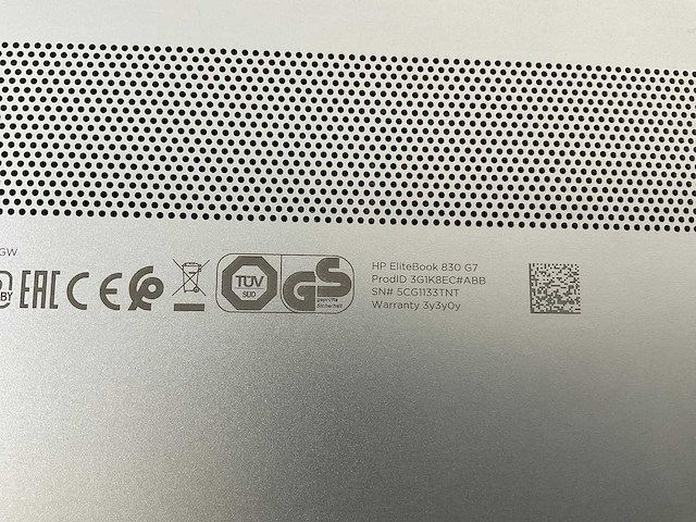 Hp elitebook 830 g7 13,3”, core(tm) i7 10th gen, 16 gb ram, 512 gb nvme laptop - afbeelding 7 van  7