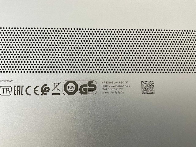 Hp elitebook 830 g7 13,3”, core(tm) i7 10th gen, 16 gb ram, 512 gb nvme laptop - afbeelding 7 van  7