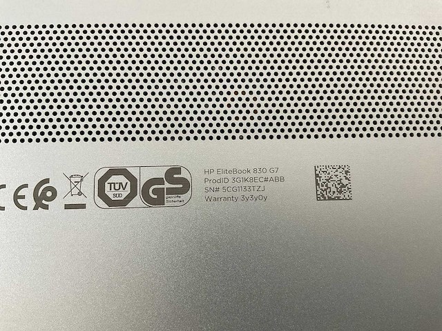Hp elitebook 830 g7 13,3”, core(tm) i7 10th gen, 16 gb ram, 512 gb nvme laptop - afbeelding 6 van  7