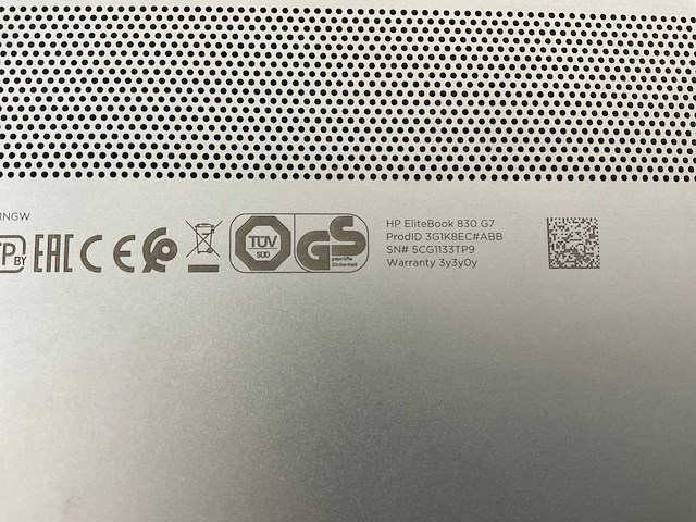 Hp elitebook 830 g7 13,3”, core(tm) i7 10th gen, 16 gb ram, 512 gb nvme laptop - afbeelding 7 van  7