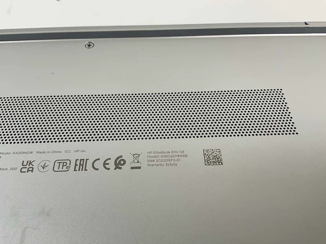 Hp elitebook 830 g8 13.3", core(tm) i7 11th gen, 16 gb ram, 512 gb nvme laptop - afbeelding 8 van  8