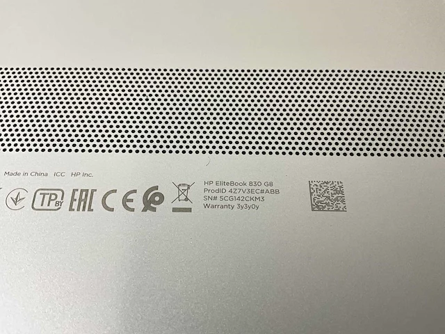 Hp elitebook 830 g8 13.3”, core(tm) i7 11th gen, 16 gb ram, 512 gb nvme laptop - afbeelding 7 van  7