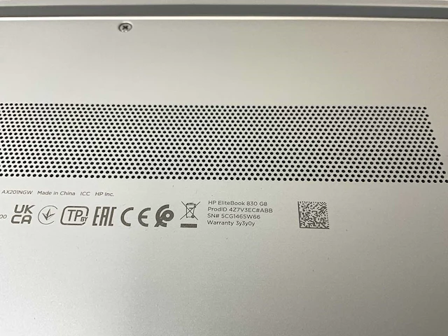 Hp elitebook 830 g8 13.3”, core(tm) i7 11th gen, 16 gb ram, 512 gb nvme laptop - afbeelding 7 van  7