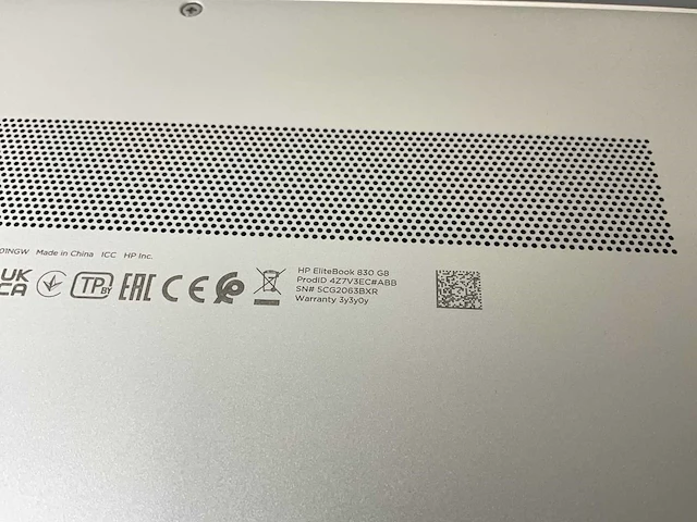Hp elitebook 830 g8 13.3”, core(tm) i7 11th gen, 16 gb ram, 512 gb nvme laptop - afbeelding 7 van  7