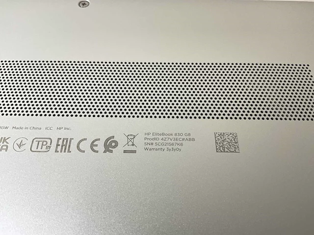 Hp elitebook 830 g8 13.3”, core(tm) i7 11th gen, 16 gb ram, 512 gb nvme laptop - afbeelding 7 van  7