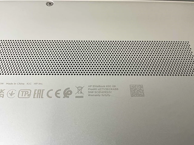Hp elitebook 830 g8 13.3”, core(tm) i7 11th gen, 16 gb ram, 512 gb nvme laptop - afbeelding 7 van  8