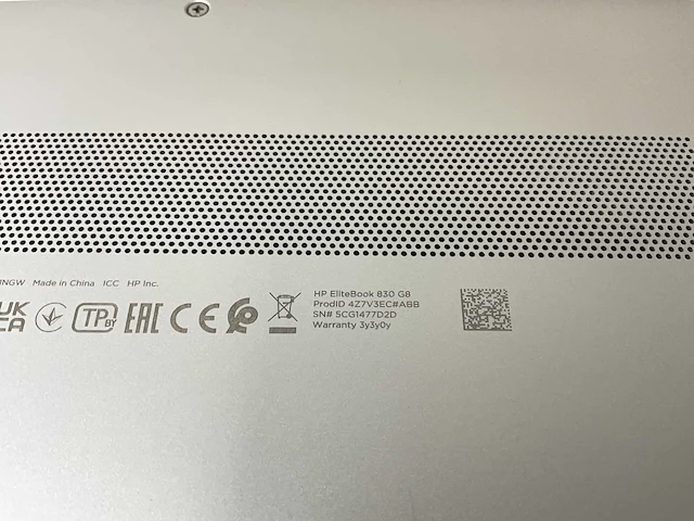 Hp elitebook 830 g8 13.3”, core(tm) i7 11th gen, 16 gb ram, 512 gb nvme laptop - afbeelding 7 van  7