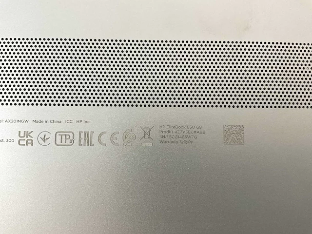 Hp elitebook 830 g8 13.3”, core(tm) i7 11th gen, 16 gb ram, 512 gb nvme laptop - afbeelding 7 van  8
