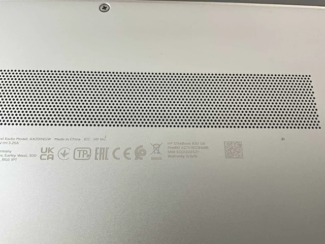 Hp elitebook 830 g8 13.3”, core(tm) i7 11th gen, 16 gb ram, 512 gb nvme laptop - afbeelding 7 van  7