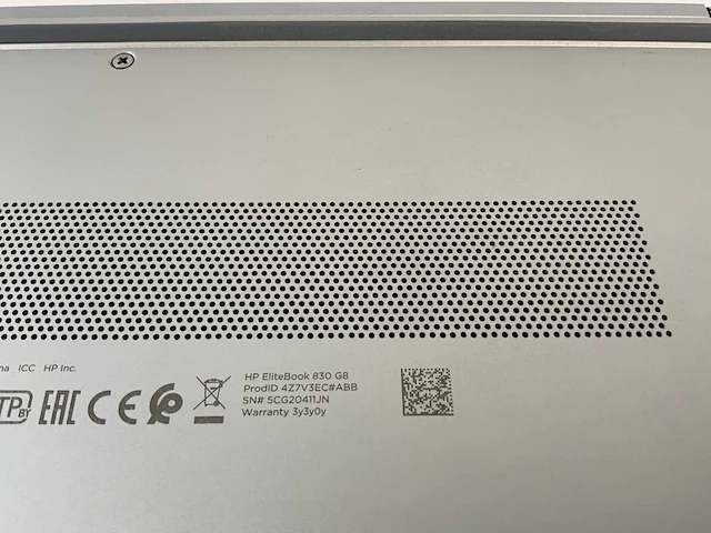 Hp elitebook 830 g8 13.3", core(tm) i7 11th gen, 16 gb ram, 512 gb nvme laptop - afbeelding 8 van  9