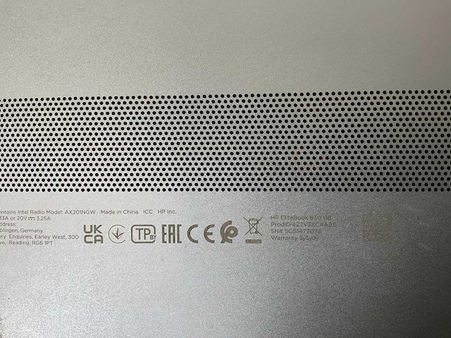 Hp elitebook 830 g8 13.3”, core(tm) i7 11th gen, 16 gb ram, 512 gb nvme laptop - afbeelding 7 van  7