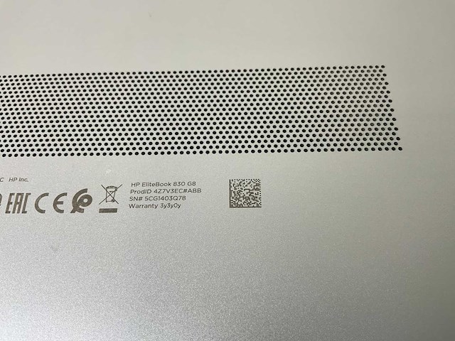 Hp elitebook 830 g8 13.3”, core(tm) i7 11th gen, 16 gb ram, 512 gb nvme laptop - afbeelding 7 van  7