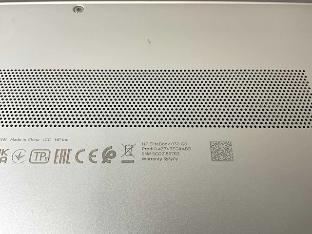 Hp elitebook 830 g8 13.3”, core(tm) i7 11th gen, 32 gb ram, 512 gb nvme laptop - afbeelding 7 van  7