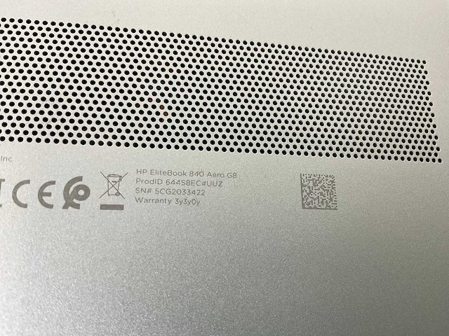 Hp elitebook 840 aero g8 14”, core(tm) i7 11th gen, 16 gb ram, 512 gb nvme laptop - afbeelding 7 van  7