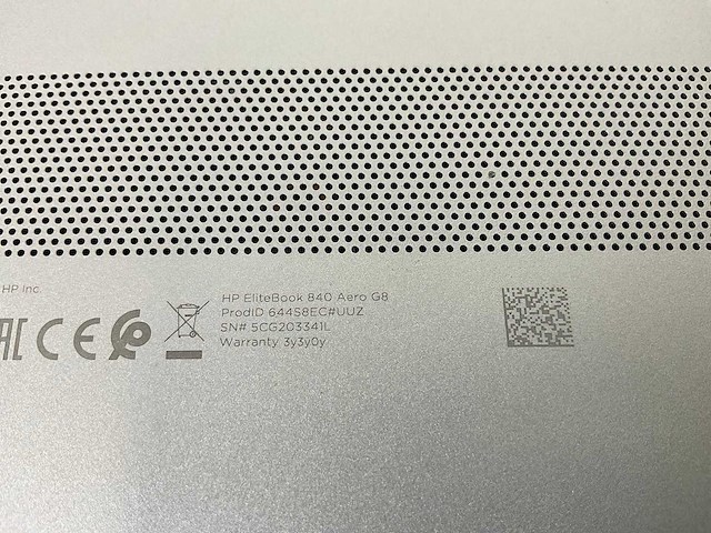 Hp elitebook 840 aero g8 14”, core(tm) i7 11th gen, 16 gb ram, 512 gb nvme laptop - afbeelding 7 van  7