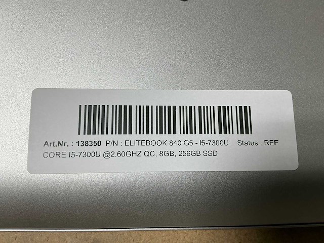 Hp elitebook 840 g5 - i5-7300u laptop - afbeelding 3 van  4
