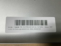 Hp elitebook 840 g5 - i5-7300u laptop - afbeelding 3 van  4