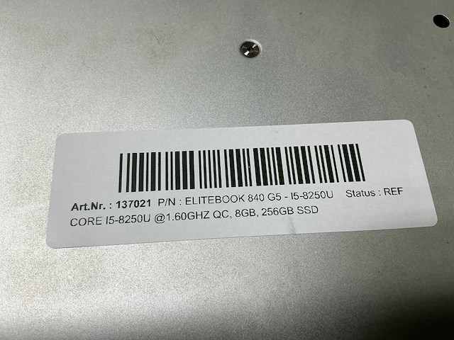 Hp elitebook 840 g5 - i5-8250u laptop - afbeelding 4 van  5