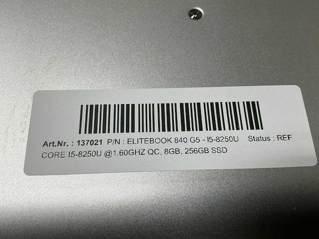 Hp elitebook 840 g5 - i5-8250u laptop - afbeelding 4 van  5