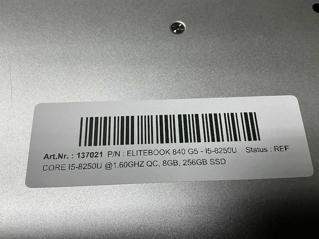 Hp elitebook 840 g5 - i5-8250u laptop - afbeelding 3 van  4
