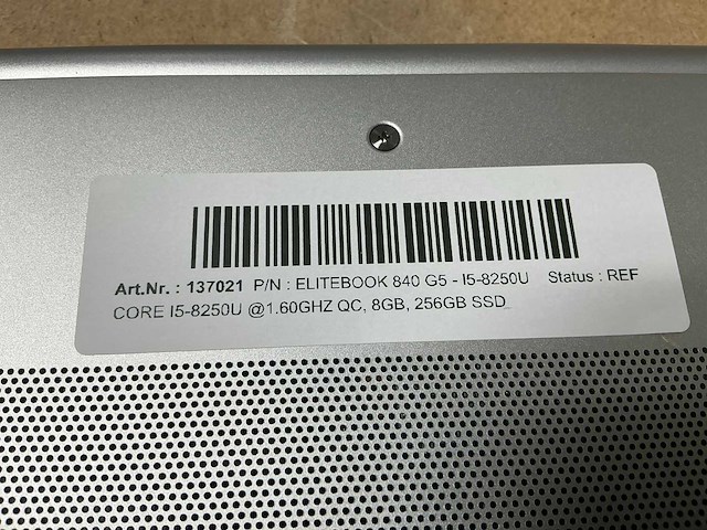 Hp elitebook 840 g5 - i5-8250u laptop - afbeelding 4 van  5