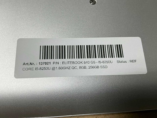 Hp elitebook 840 g5 - i5-8250u laptop - afbeelding 4 van  5