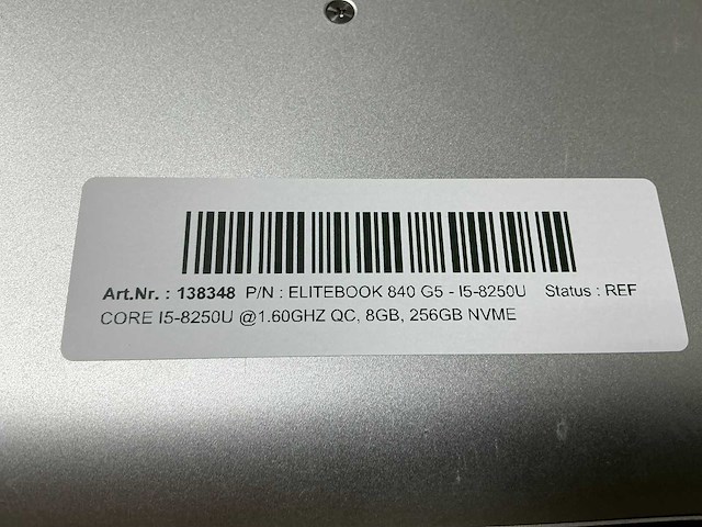 Hp elitebook 840 g5 - i5-8250u laptop - afbeelding 4 van  5